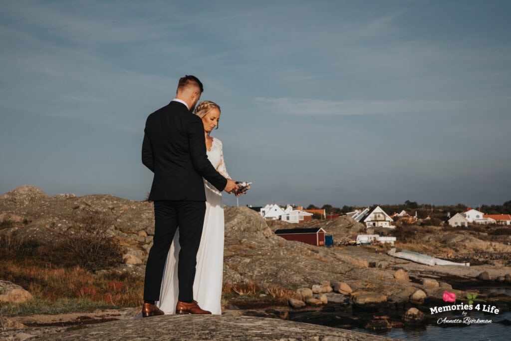 Bröllopsfotografering Donsö