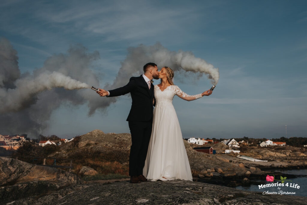 Bröllopsfotografering Donsö