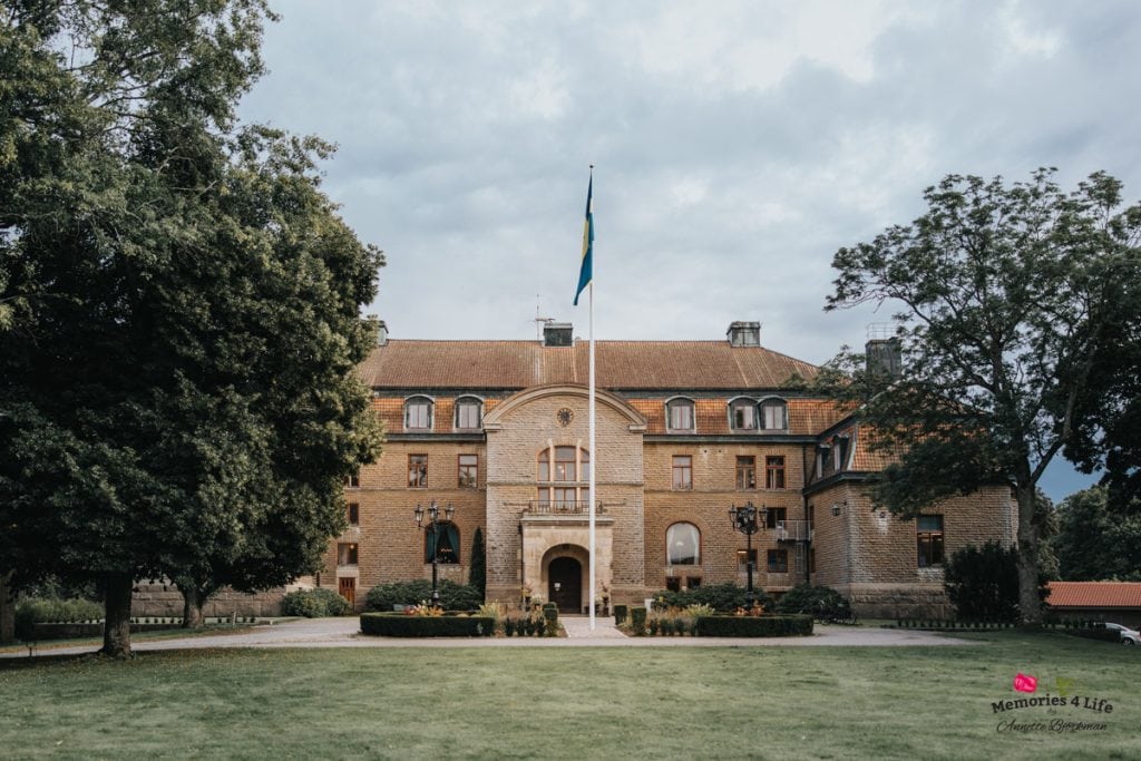 Elegant slott för bröllop och fest i Sverige.