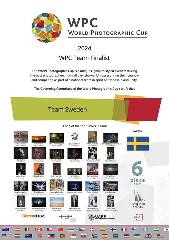2024 Team Sweden Diplom Svenska Landslaget