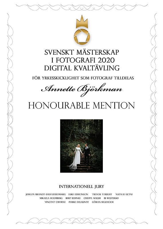 2020-digital-Honourable Mention - Bröllop Prträtt