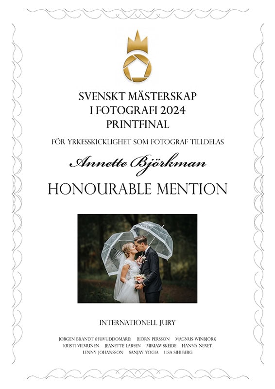 2024-PRINT - Honourable Mention - Bröllop